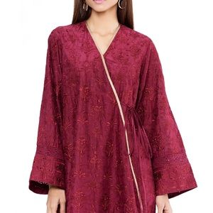 Embroidered Sapphire angharka.